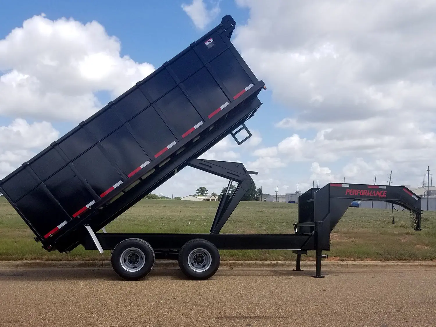 Tandem Dual Dump Trailer hd9620gtd raised Performance Trailers